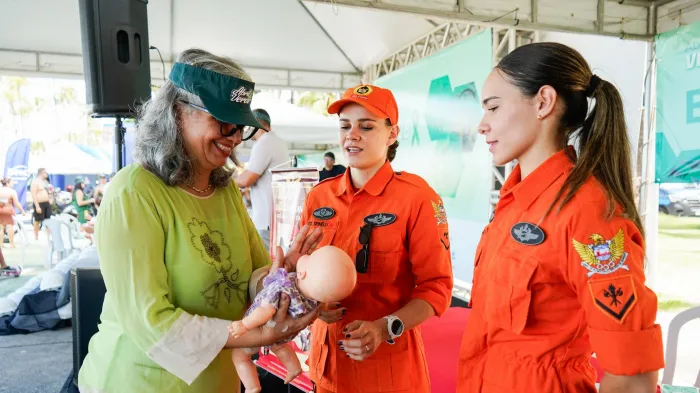 Corpo de Bombeiros participa de ação voltada à prevenção de acidentes e doenças ocupacionais