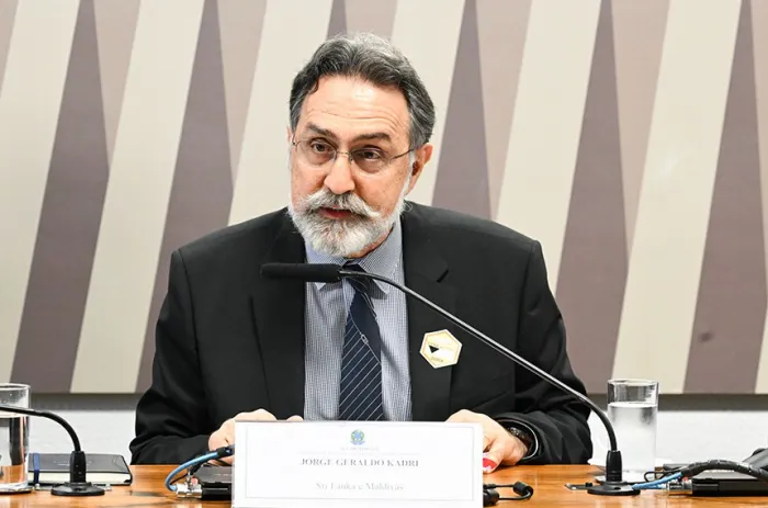 Jorge Geraldo Kadri assumirá a chefia da missão brasileira nos dois países - Foto: Edilson Rodrigues/Agência Senado