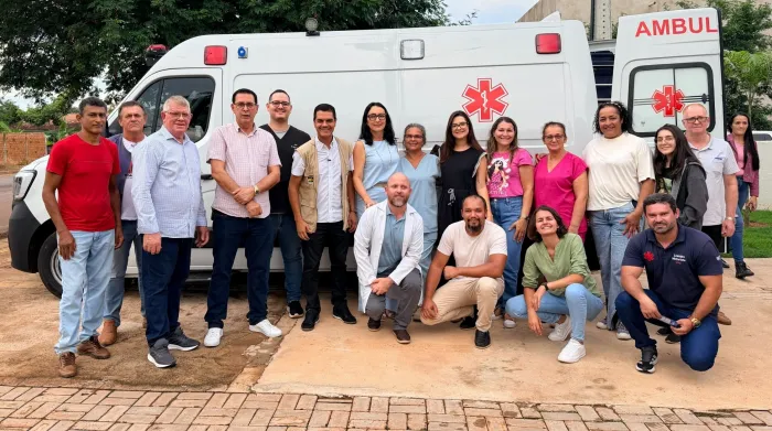  Veículo foi adquirido por meio de emenda do parlamentar (Foto: Assessoria parlamentar)