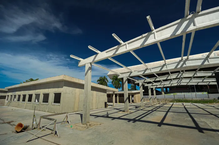 Nova escola no Trapiche da Barra vai oferecer estrutura moderna e integração com o complexo esportivo do Estádio Rei Pelé - Alexandre Teixeira / Ascom Seduc