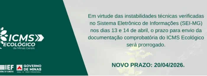 Prorrogado prazo para o envio de documentos comprobatórios do ICMS Ecológico