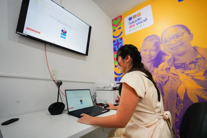 A sala do Programa Saúde Até Você Digital de Junqueiro irá assegurar o acesso a consultas com especialistas por meio da telemedicina - Marco Antônio / Ascom Sesau