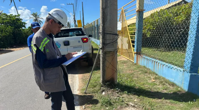 Agrese realiza inspeção em válvulas de bloqueio da rede de distribuição de gás