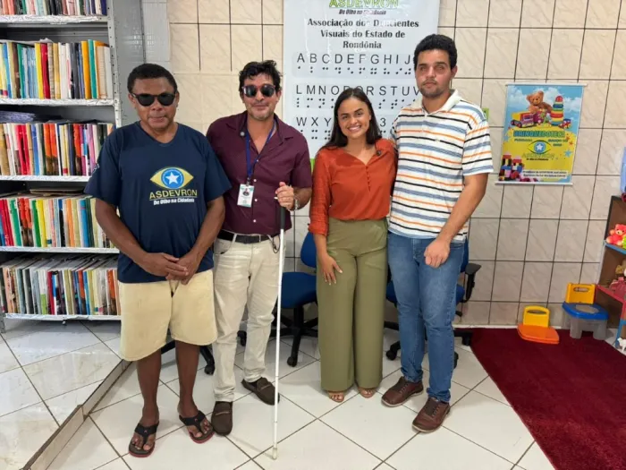 A associação esempenha um papel importante no apoio às pessoas com deficiência visual em Rondônia (Foto: Assessoria parlamentar)