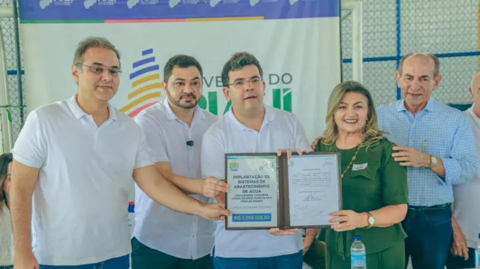 Em Lagoa do Barro, Rafael Fonteles autoriza mais de R$ 4 milhões para obras de infraestrutura e abastecimento de água