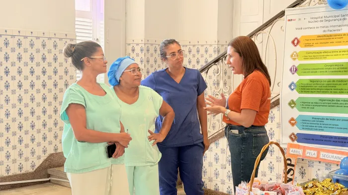 Hospital Santa Isabel fortalece cultura de segurança do paciente com ação interna