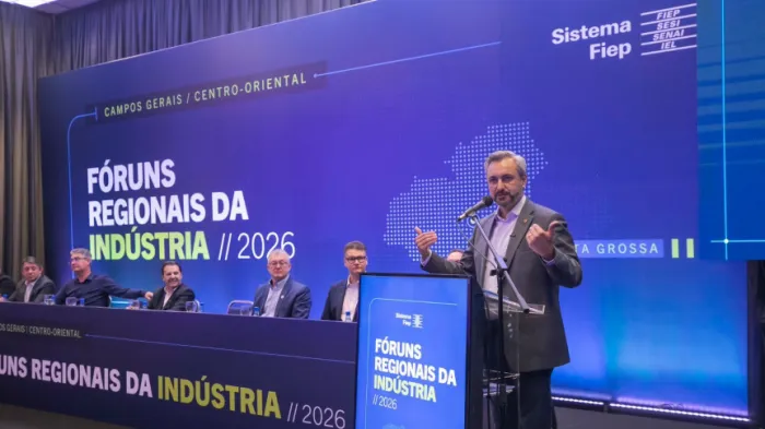 “Indústria impulsiona o crescimento de Ponta Grossa”, diz deputado Fabio Oliveira em evento da Fiep (Novo)