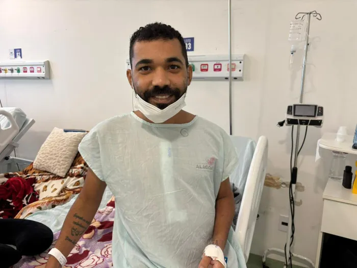 Ele está na fase final do tratamento - Nataly Lopes/ Hospital do Coração Alagoano