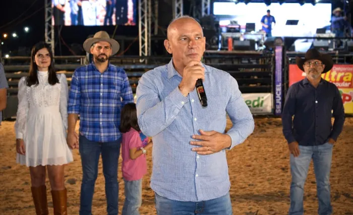  Após apoio em 2025, Ezequiel Neiva segue apoiando a festa agropecuária neste ano (Foto: Alexandre Almeida I Assessoria Parlamentar)