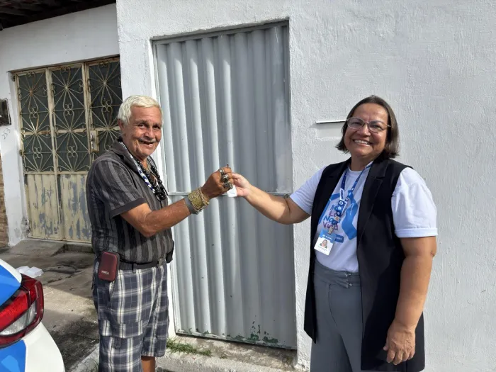 Iniciativa beneficiou a 18ª pessoa com o aluguel social oferecido pelo programa - Camila Regina / Ascom Seprev