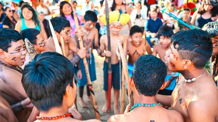 Comunidade Kaingang é uma das atendidas na Rede Estadual de educação -Foto: Rodrigo Ziebell/Ascom GVG