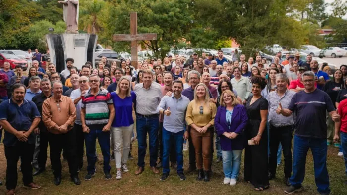 Em sua visita a cidades da região da Fronteira, Gabriel destacou a capacidade de investimentos do governo do Estado -Foto: Joel Vargas/Ascom GVG