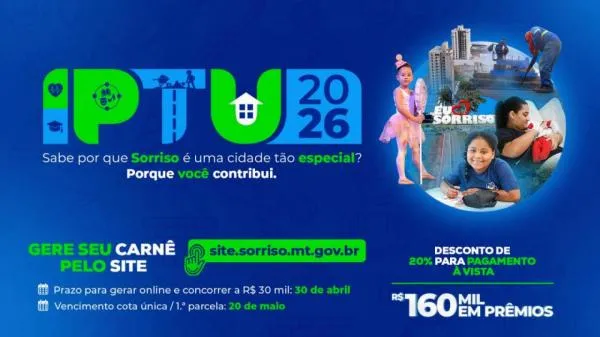 Foto: Reprodução/Prefeitura de Sorriso - MT