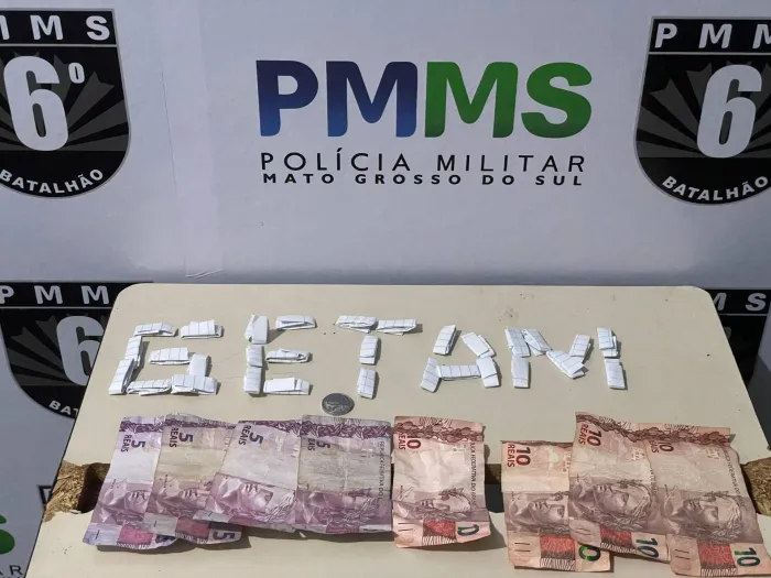 Polícia Militar Prende Homem por Tráfico de Drogas com 30 Porções de Pasta Base em Corumbá.