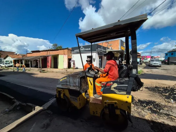 Sevop: Operação Tapa-Buraco atua em pontos da Folha 12 e São Félix Pioneiro