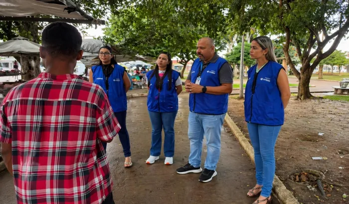 Equipes itinerantes da Rede Acolhe percorreram locais com grande concentração de dependentes químicos - Mayara Regina / Ascom Seprev