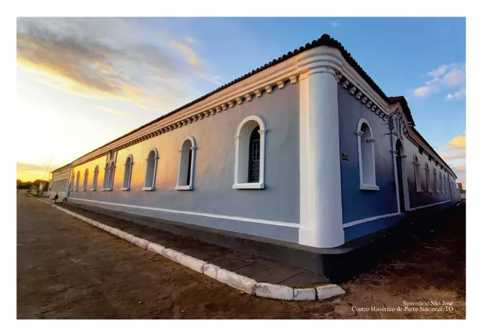 Seminário São José no centro histórico de Porto Nacional - Crédito da foto: Divulgação