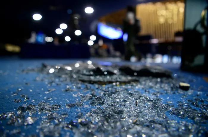 Danos patrimoniais ao Congresso Nacional após a invasão de 8 de janeiro de 2023 - Foto: Pedro França/Agência Senado