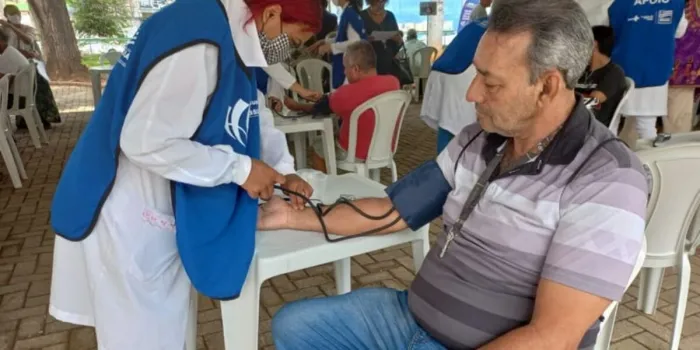 Saúde na Praça orienta população sobre hipertensão nesta sexta-feira