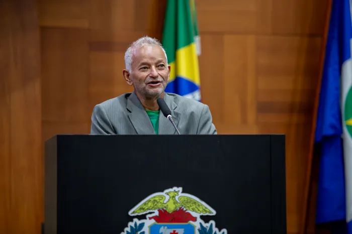 Presidente da Associação dos Camelôs do Shopping Popular, Misael GalvãoFoto: GILBERTO LEITE/SECRETARIA DE COMUNICAÇÃO SOCIAL