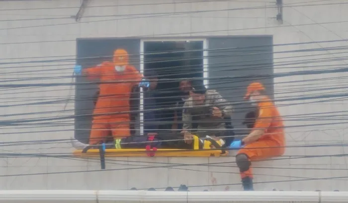 Militares iniciaram o protocolo de suporte básico de vida - Ascom PMAL