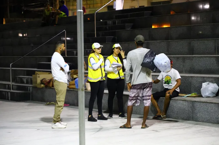 Psicólogos e assistentes sociais percorrerão as principais ruas do bairro, em uma busca ativa de pessoas em situação de vulnerabilidade social, - Ascom Ronda no Bairro