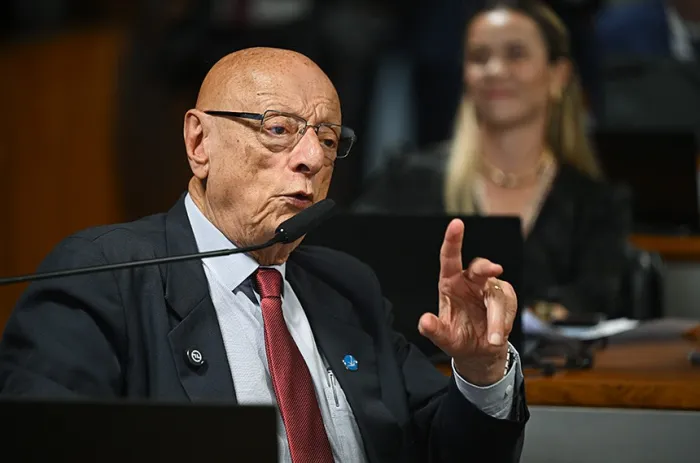 Esperidião Amin é o autor do PL 4.621/2024, que cria a Política Nacional de Incentivo à Fabricação de Motores - Foto: Saulo Cruz/Agência Senado