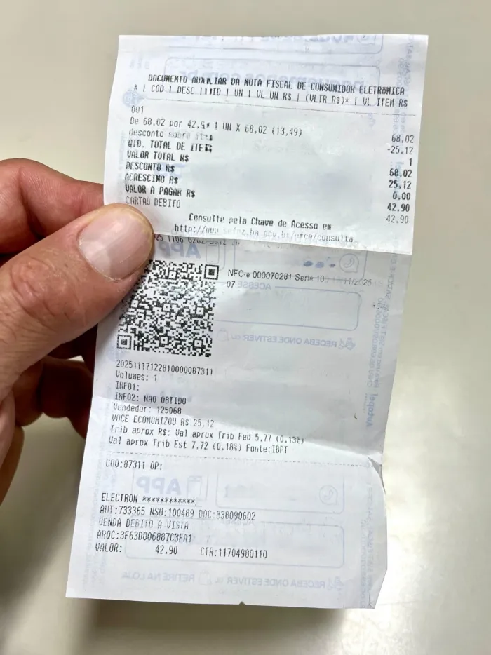 Compras feitas até o dia 30 concorrem ao sorteio de maio da Nota Premiada Bahia