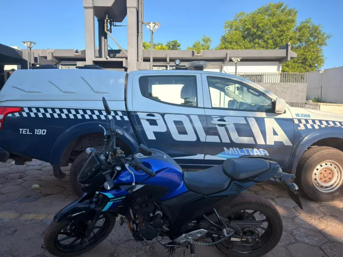 Polícia Militar Recupera em Corumbá Motocicleta Roubada na Capital.