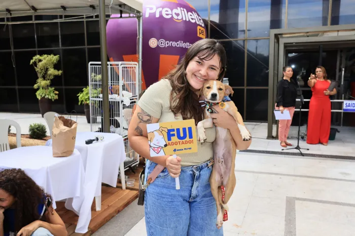 Secretaria de Proteção e Bem-Estar Animal participou da 4ª Feira de Adoção na Assembleia Legislativa, levando animais aptos para adoção e apoiando protetoras independentes durante a ação - Crédito da foto: Francisco Barros