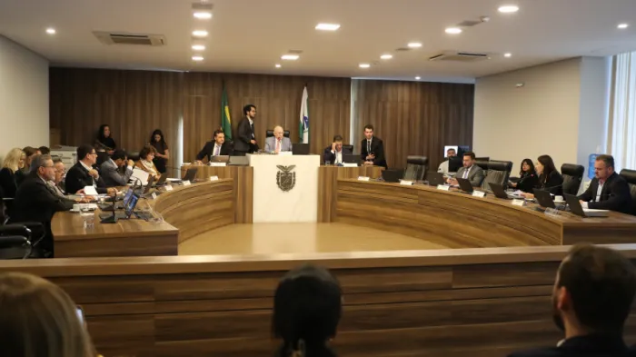 Reunião ocorreu no início da tarde desta terça-feira (28), no Auditório Legislativo. - Créditos: Valdir Amaral/Alep