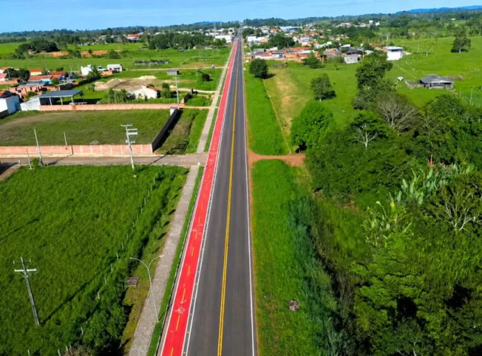 A obra amplia a mobilidade urbana e contribui para qualidade de vida da população