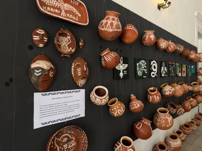 Oficinas aproximam o público dos saberes indígenas por meio da arte e das tradições Kariri-Xocó - Guilherme Matias/Ascom Secult