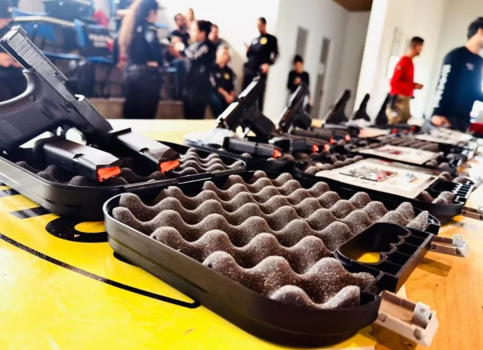  Mais de 600 armas foram entregues para atender as delegacias do estado (Foto: Bruno Camurça | Assessoria Parlamentar)