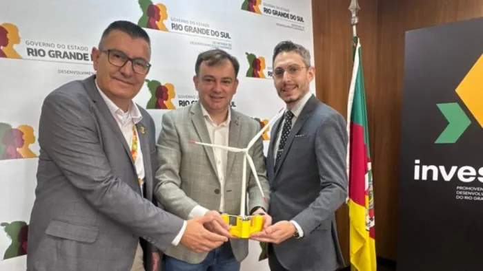 Estado recebe empresa japonesa que vai investir US$ 100 milhões no RS com primeiro projeto de energia eólica flutuante do Brasil