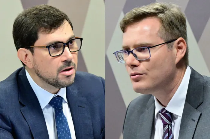 Márcio Barra Lima (à esquerda) e Carl Olav Smith serão conselheiros do CNMP - Foto: Geraldo Magela/Agência Senado