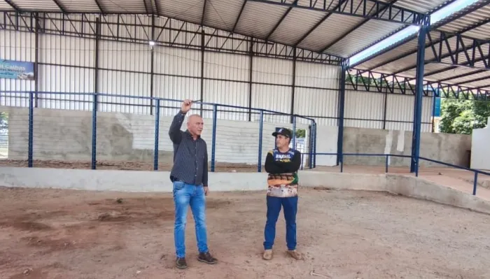  Ezequiel Neiva articulou a disponibilização do recurso para a construção do barracão (Foto: Nilson Nascimento | Assessoria Parlamentar)