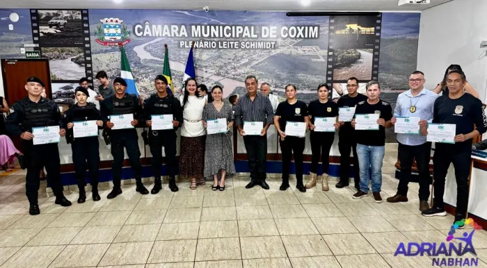 Policiais Civis são homenageados pela Câmara Municipal de Coxim