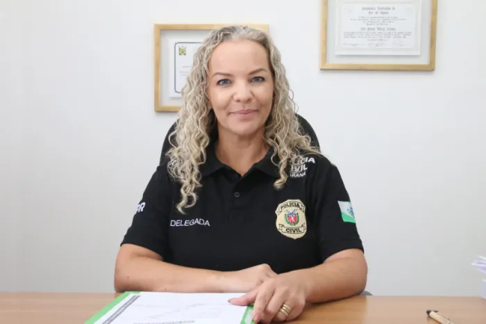 Ana Paula Cunha Carvalho, delegada-chefe do Núcleo de Proteção à Criança e ao Adolescente Vítimas de Crime (Nucria) de Ponta Grossa. - Créditos: Divulgação/Assessoria Parlamentar