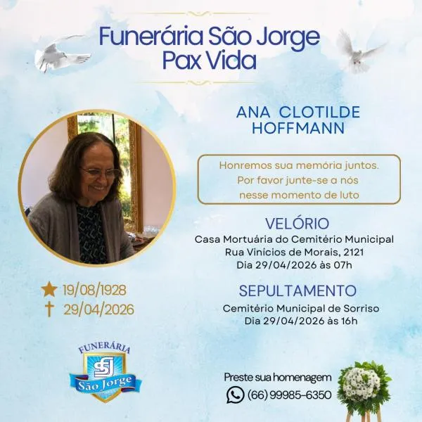 Foto: Reprodução/Prefeitura de Sorriso - MT