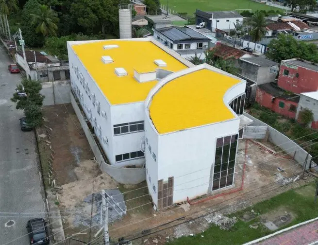 Obras do Centro de Saúde da Enseada atinge 80% de execução e entra na reta final