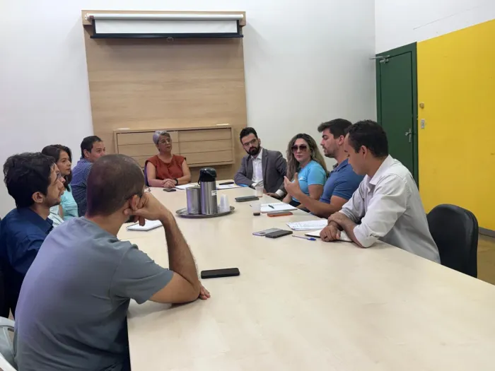 Técnicos da Semobt e representantes do IFTO, campus de Palmas, se reuniram na quarta-feira, 29 - Crédito da foto: Divulgação