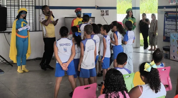 DER/SE promove ação de Educação Ambiental com alunos em São Cristóvão