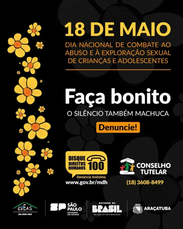 Araçatuba promove ciclo de ações sobre o enfrentamento ao abuso e exploração sexual infantojuvenil