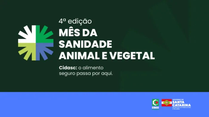 Durante o mês de maio, campanha da Cidasc destaca os cuidados essenciais antes do alimento chegar à mesa do consumidor