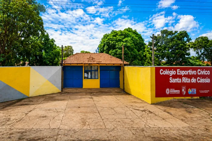 Colégio Esportivo Cívico-Militar Santa Rita de Cássia passa a contar com ações da Sejuves - Crédito da foto: Divulgação