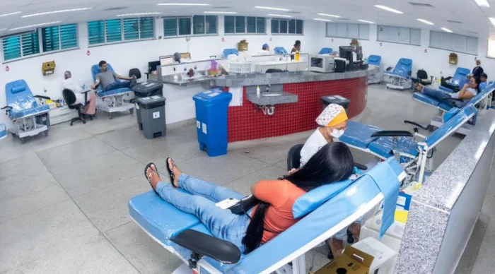 Ação busca reforçar os estoques de sangue em Sergipe e ampliar o número de doadores voluntários / Fotos: Ascom FSPH