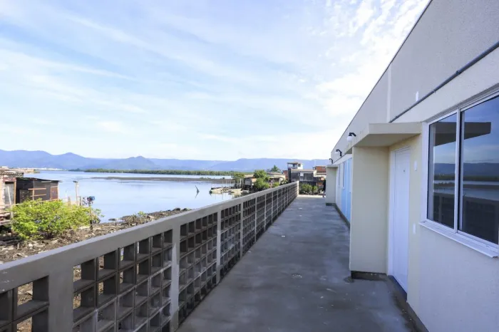 A técnica de construção usada no Parque Palafitas é um dos destaques do projeto. Foto: João Valério/Governo de São Paulo