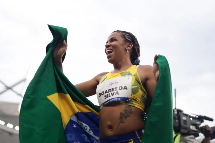 Rainha das pistas, Rayane Soares celebra apoio do Time São Paulo e mira feito histórico em Los Angeles 2028
