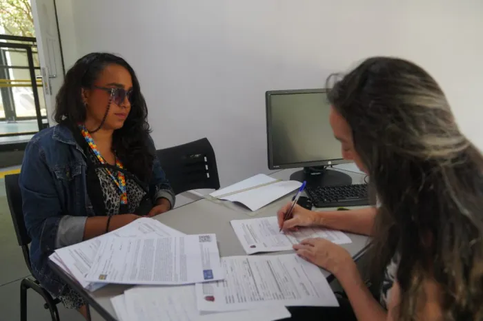 O programa possui equipes especializadas para apoiar a inclusão dos candidatos com deficiência. Foto: Governo de São Paulo/Divulgação